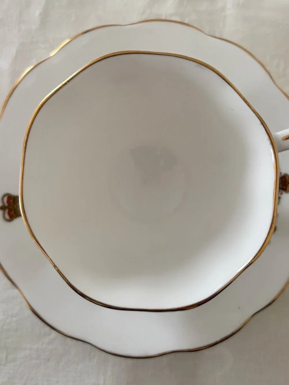 Vintage Royal Albert Bone China Queen Elizabeth Coronation Teacup and Saucer Set